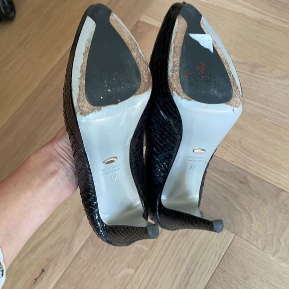 SERGIO ROSSI platform heels | Size 37 EUR - Picture 7 of 11